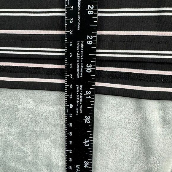 Fairway&Greene Tech Golf Polo Mens L Black Pink Striped Shirt Beacon Hill F&G - Picture 7 of 10